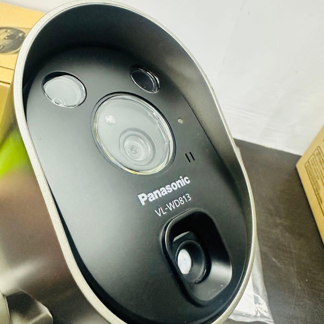 Panasonic センサーライト付屋外ワイヤレスカメラ VL-WD813K