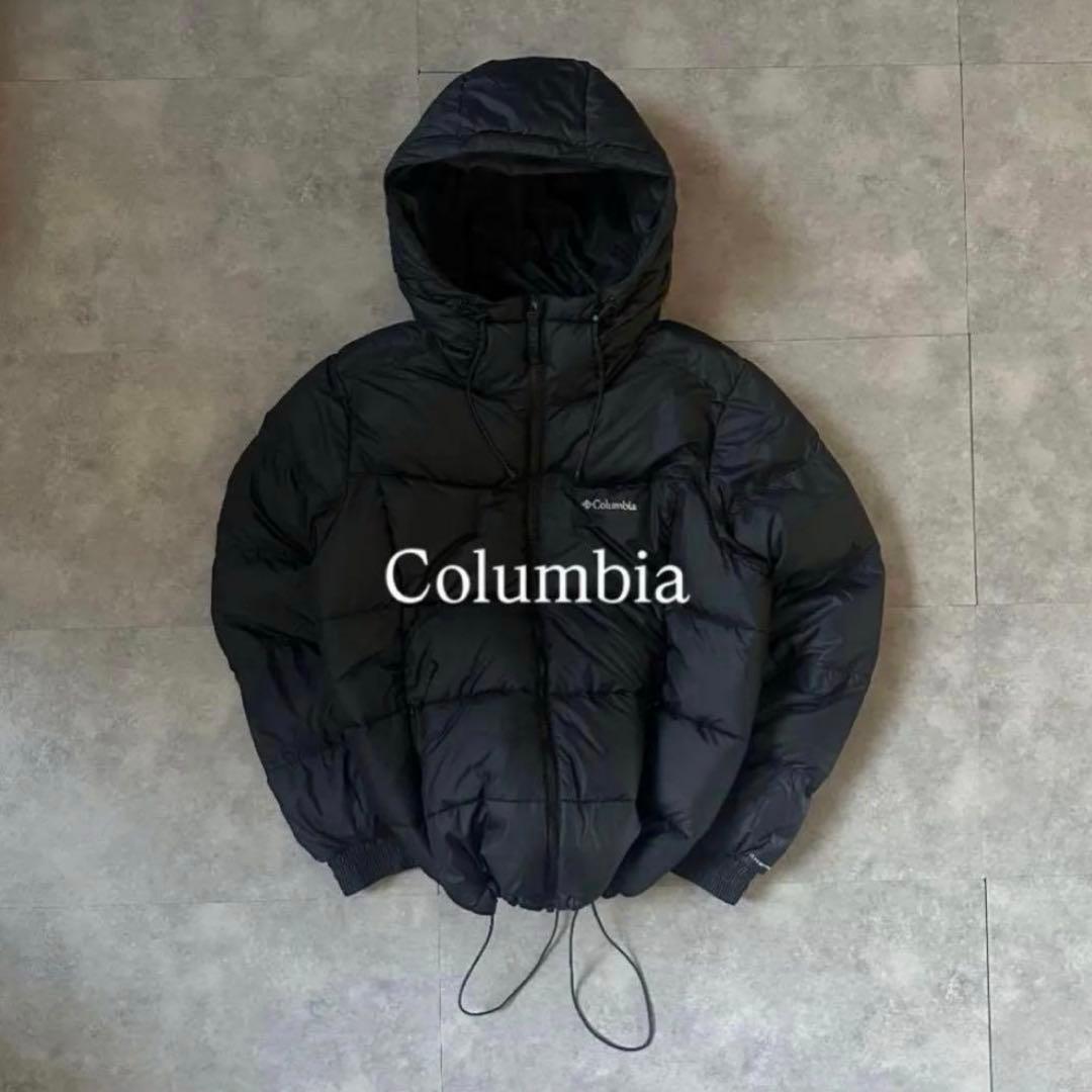 【即完サイズ‼️】columbia ダウンジャケット　ブラック　L