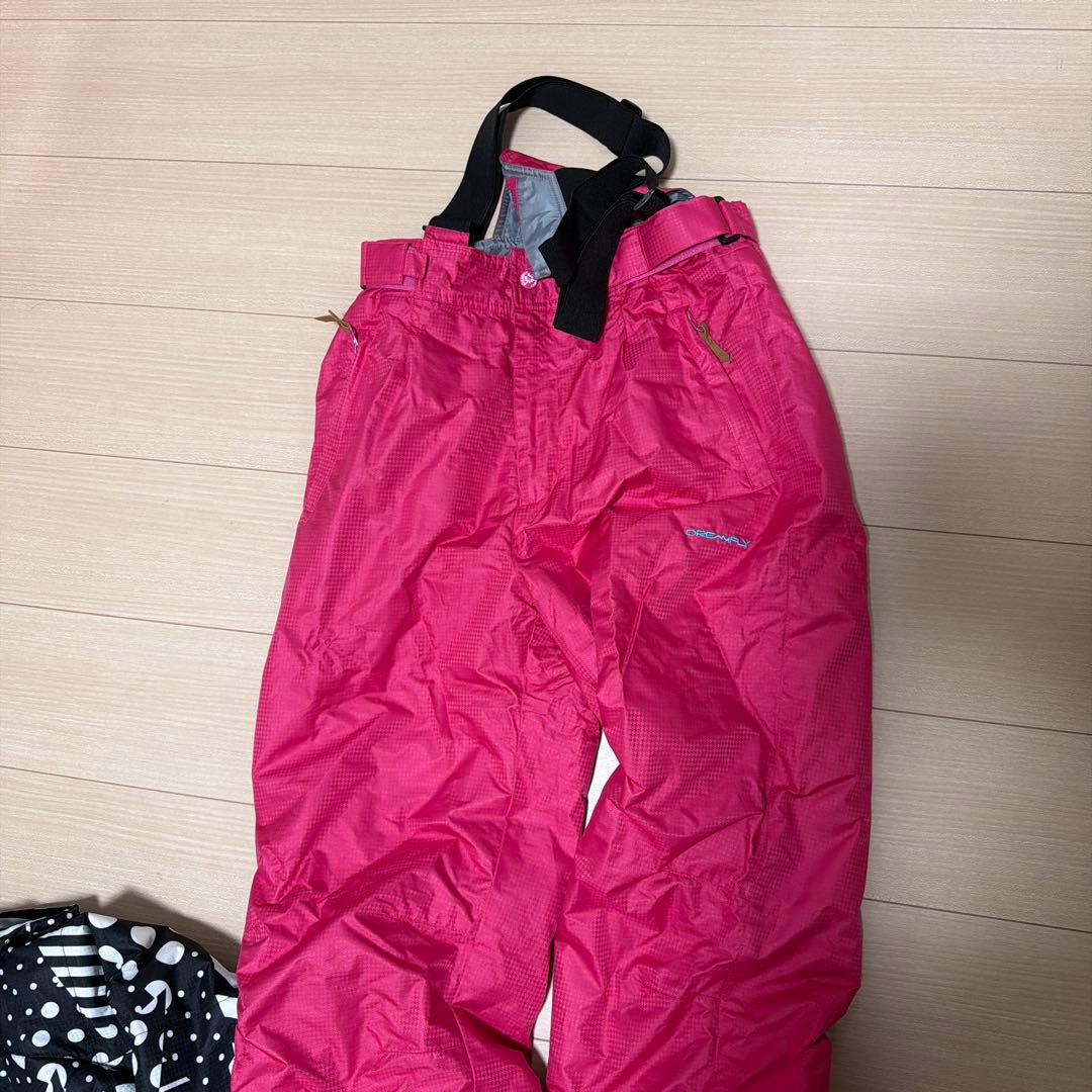 美品スキーウェア女性用上下セット