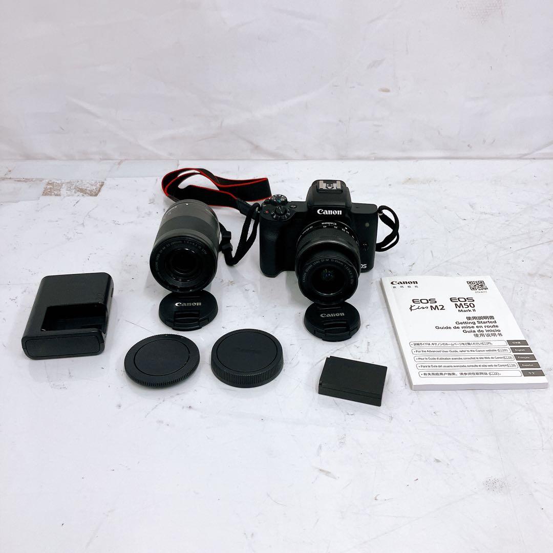 9SBM1 【美品、動作品】Canon EOS M50 MarkⅡ 現状品