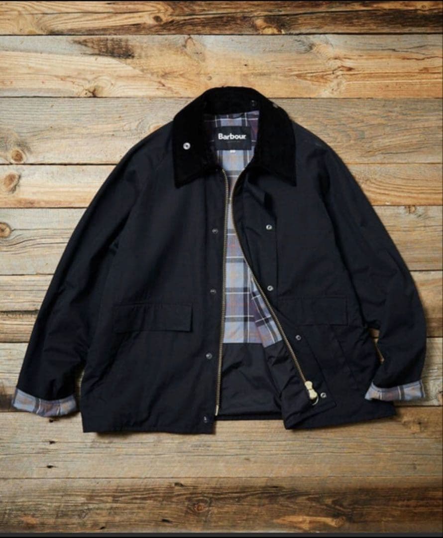 バブアー フリークスストア別注 ボロウデイル サイズ42 ブラック