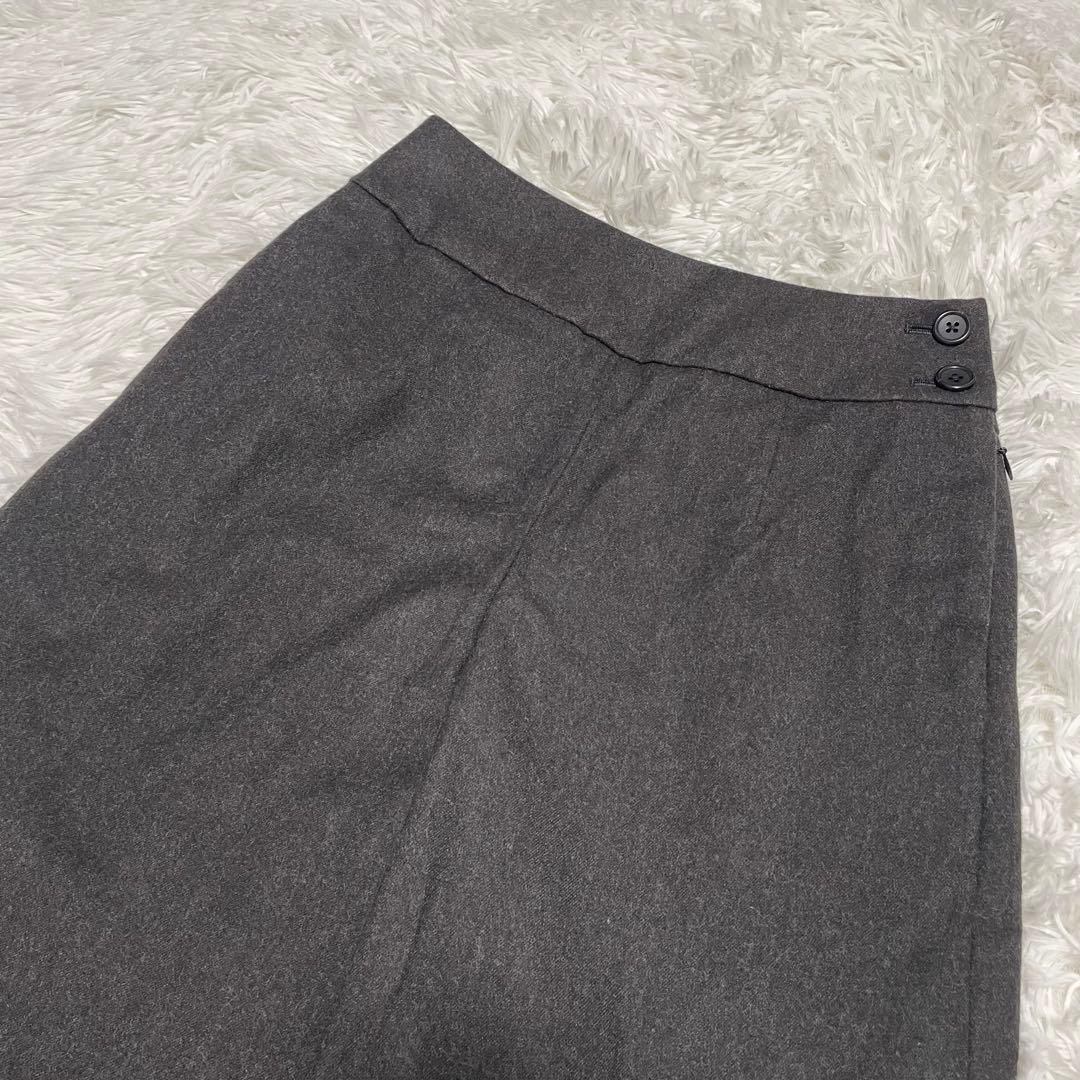 ✨極美品✨マーガレットハウエル ウール カシミヤ ワイドパンツ ガウチョパンツ