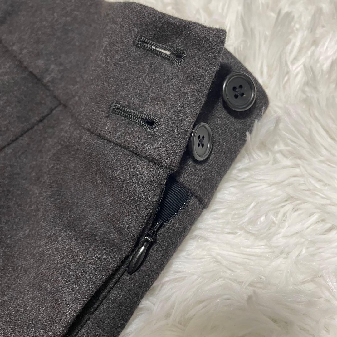 ✨極美品✨マーガレットハウエル ウール カシミヤ ワイドパンツ ガウチョパンツ