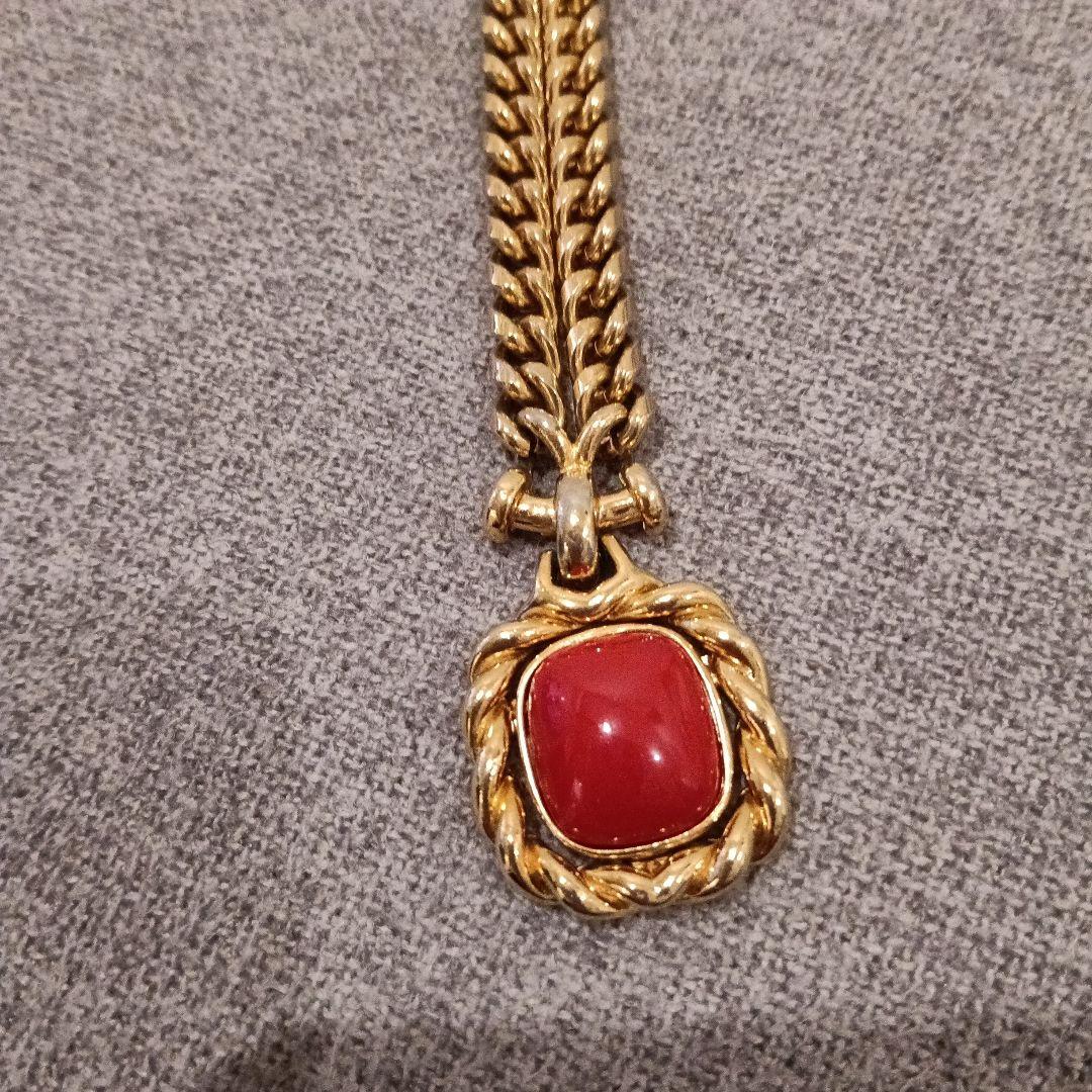 ChristianDior刻印あり！アンティークネックレス　極太