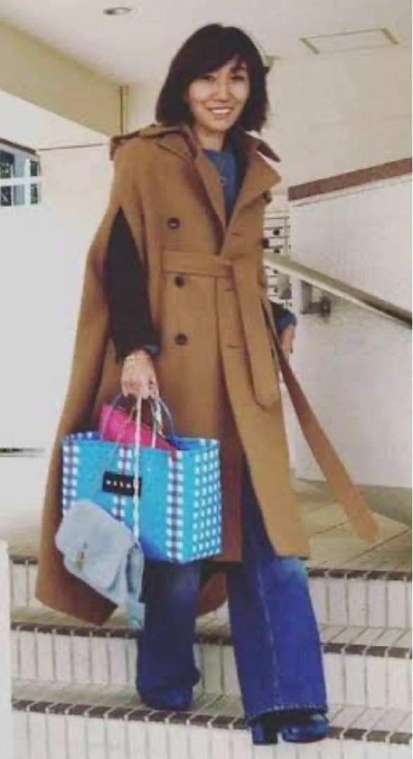 MYLAN ウール　マントルコート