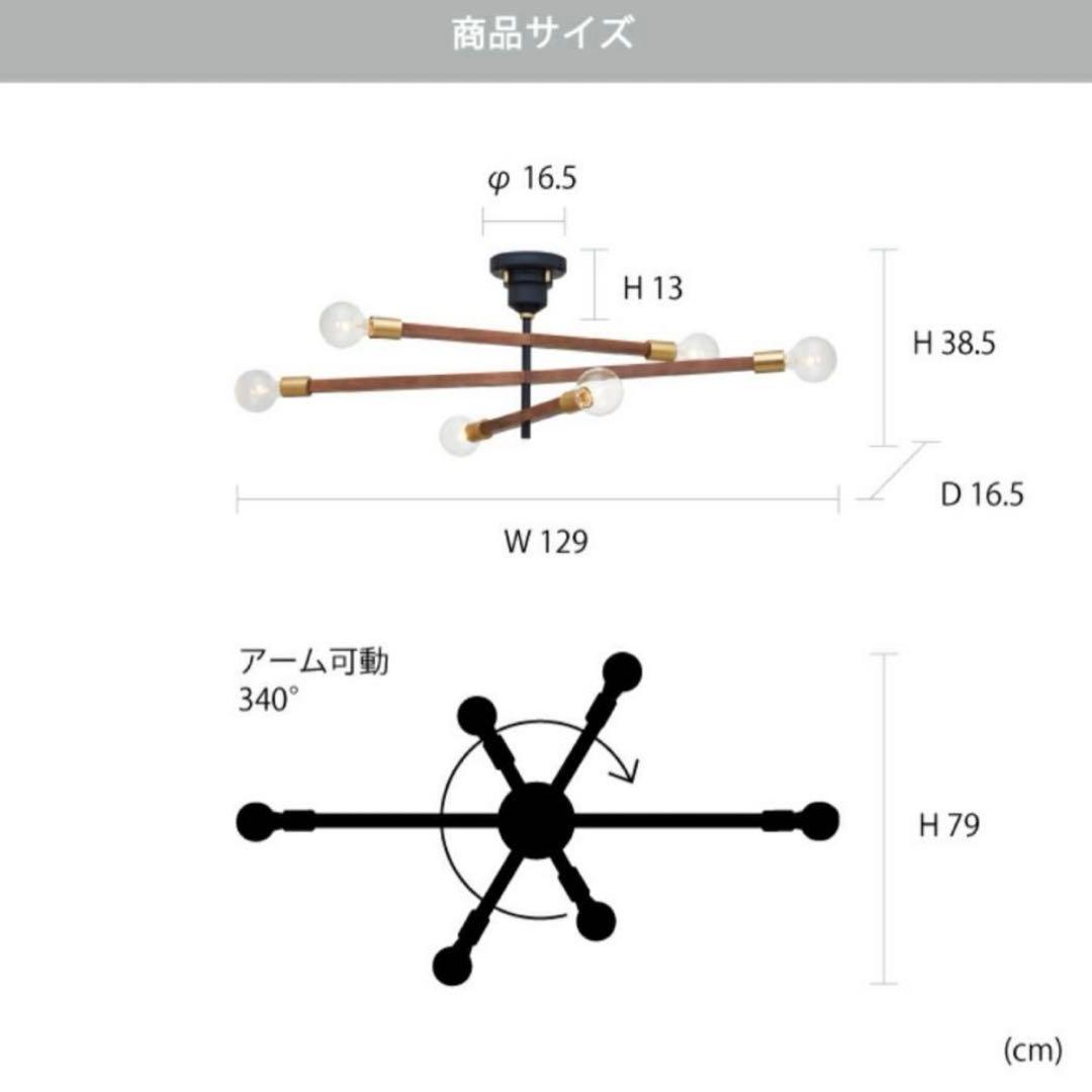 【インターフォルム】 Astre -baum- LT-3529 黒 クリア球