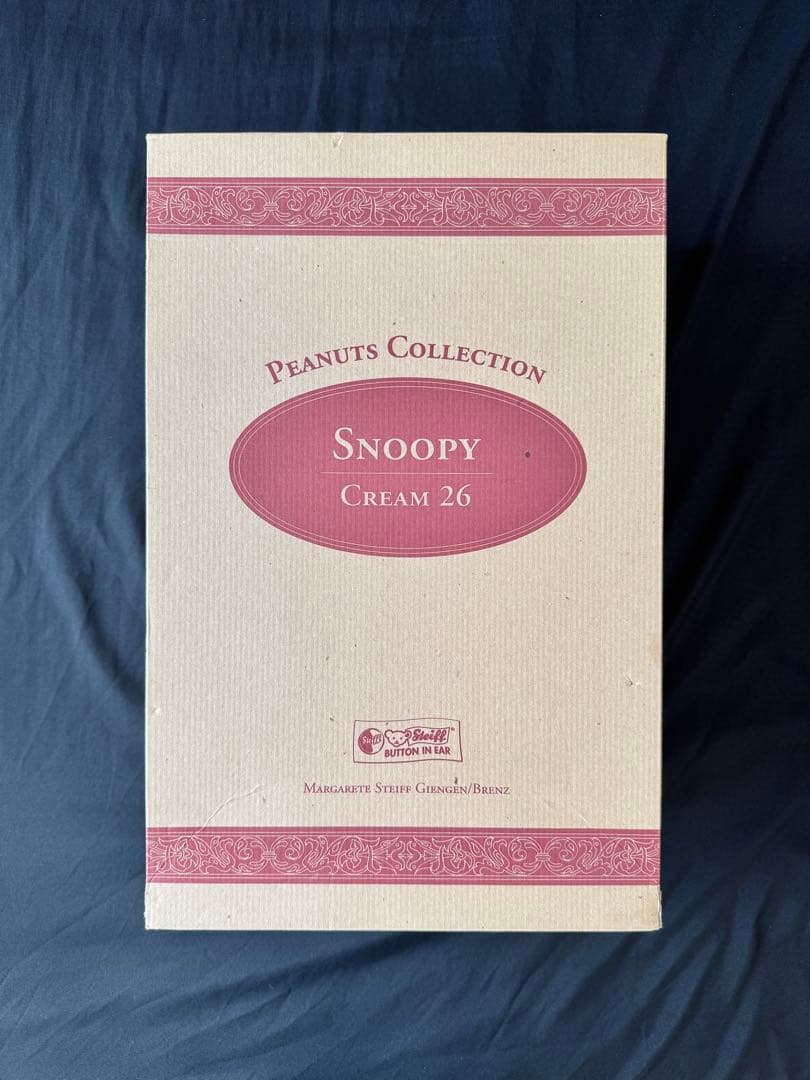シュタイフ　SNOOPY PEANUT CREAM26 テディベア 1998年