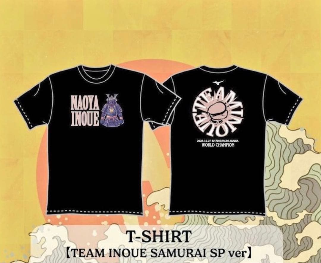 s*読様 ☆希少★【新品未使用】井上尚弥☆サムライピカソTシャツTEAMINOU