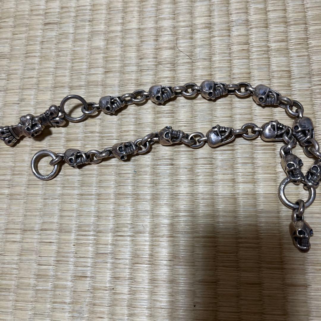 スカルデザイン ウォレットチェーン 約54cm