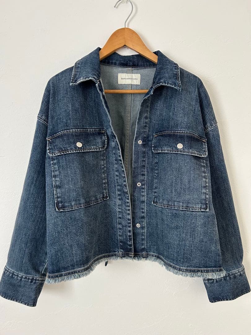 バンヤードストーム　インディゴ　ショートワイドGジャン　デニムジャケット