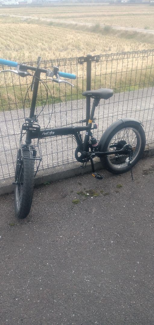 ナフコfreesky折りたたみ ファットバイク　ブラック