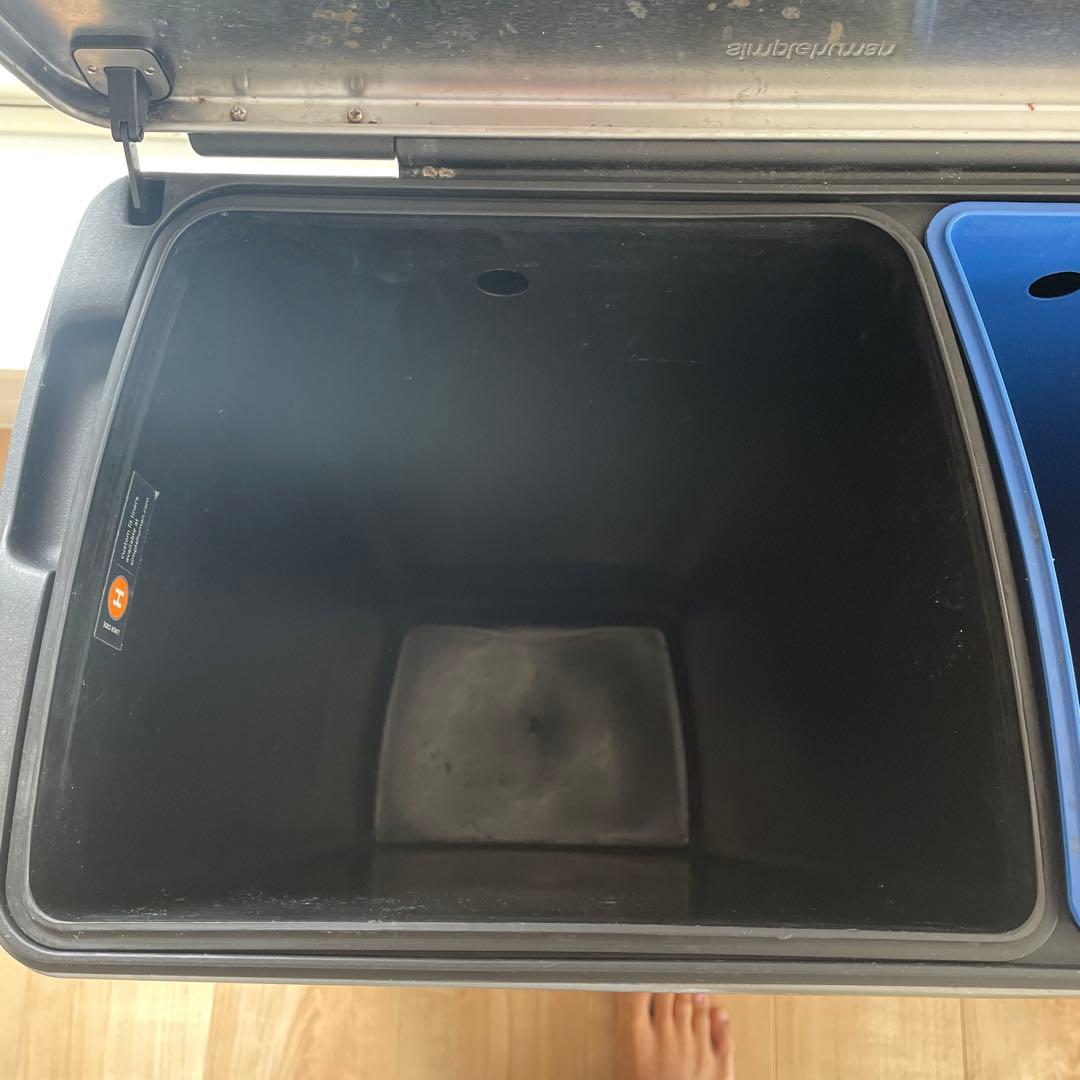 46Lシンプルヒューマン・ペダル式ゴミ箱　分別タイプ　CW2007