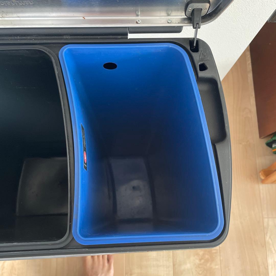 46Lシンプルヒューマン・ペダル式ゴミ箱　分別タイプ　CW2007