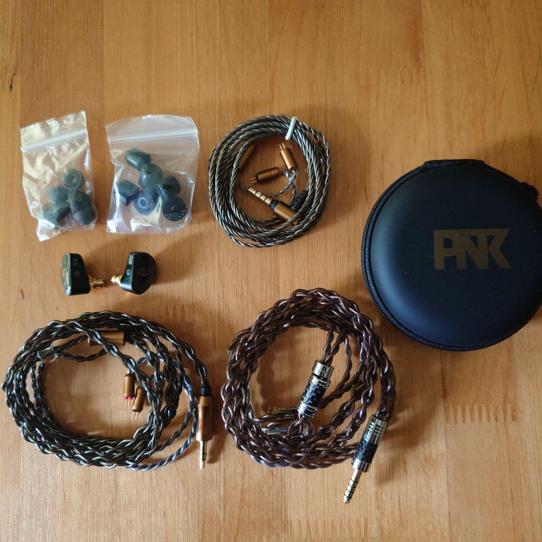 有線ピヤホン3 + 龍柱4.4バランスケーブル