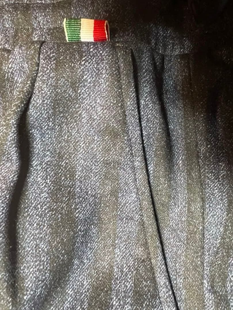 極美品G-stageデニム調LEON掲載セットアップ スーツストライプ 50XL