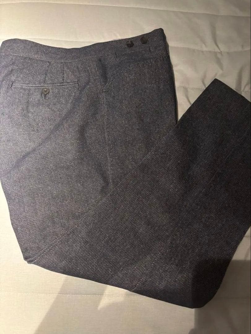 Ring jacket Napoli デニム　スラックス　48