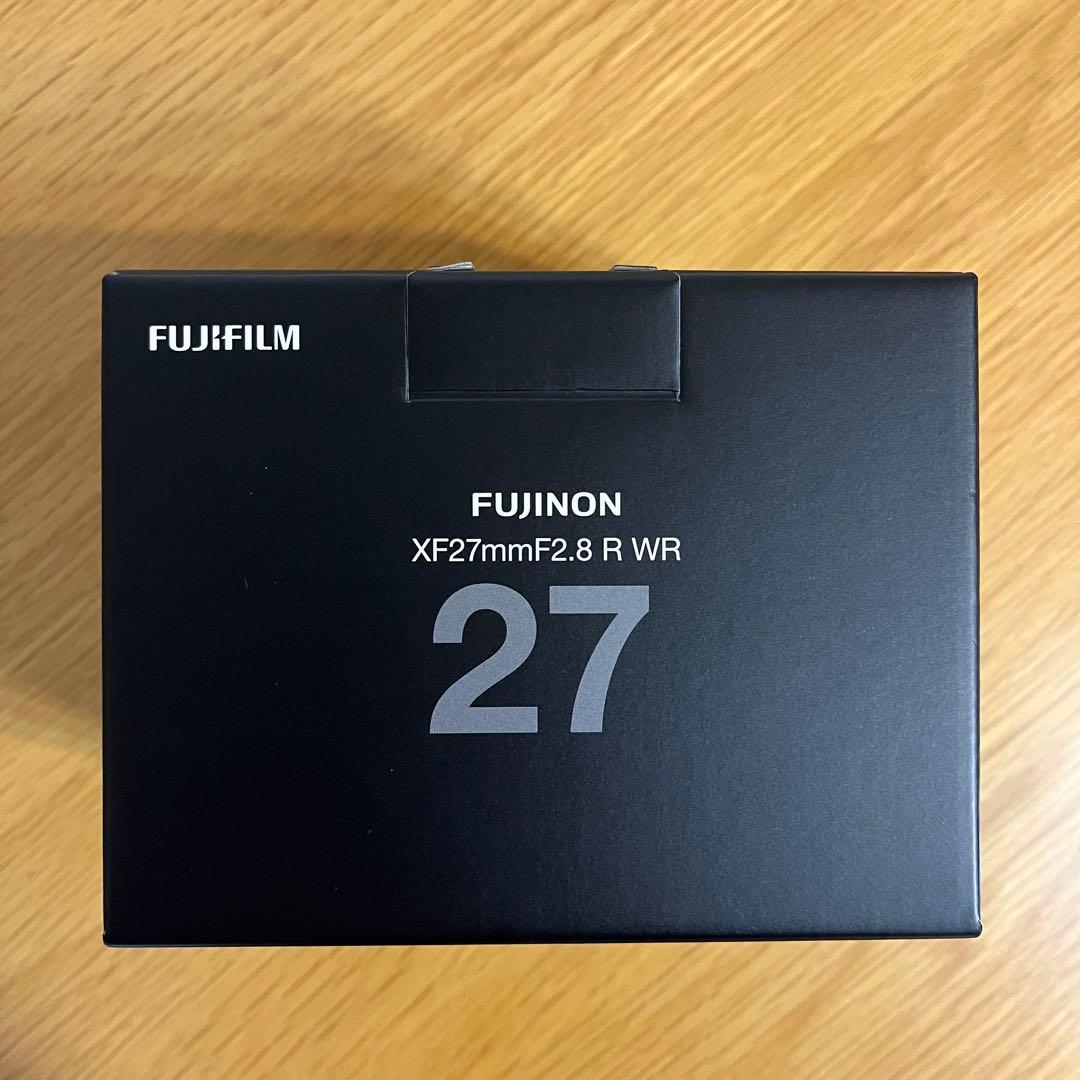 【保証期間内_超美品】フジノンレンズ XF27mmF2.8 R WR