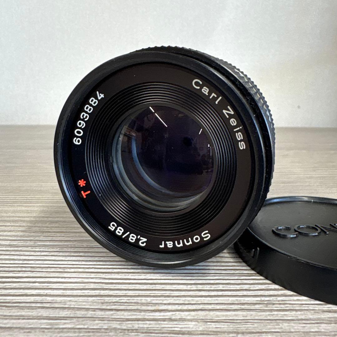 Carl Zeiss Sonnar 85mm f2.8単焦点レンズ　コンタックス