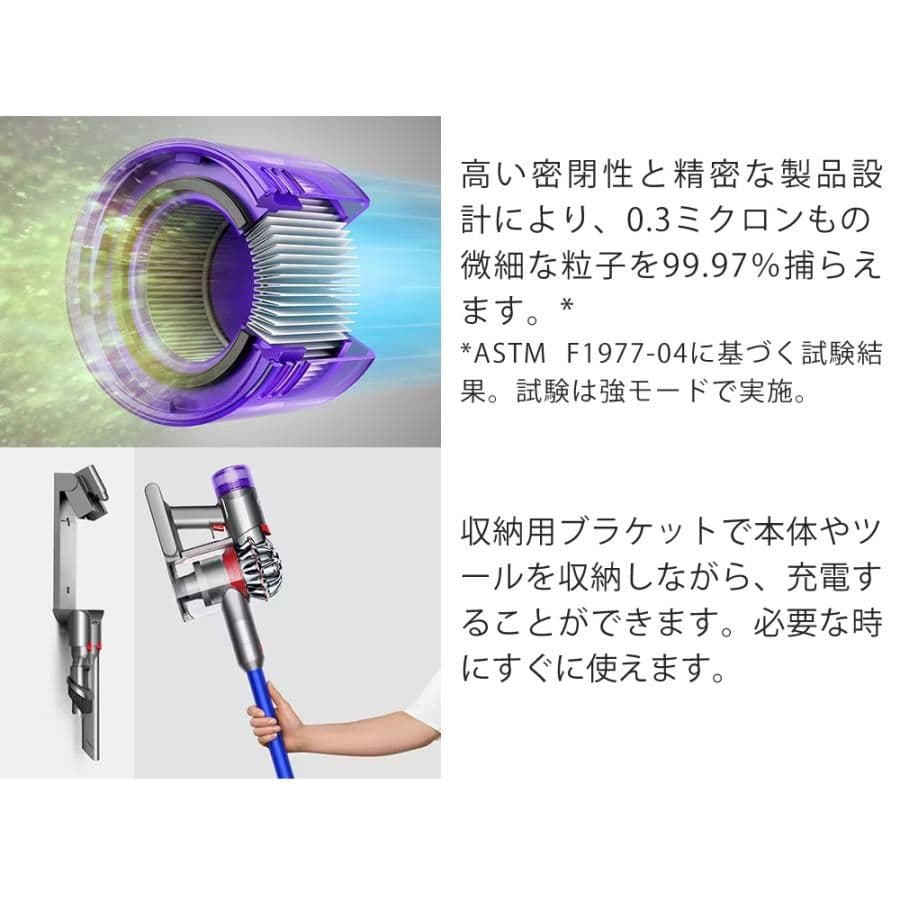 Dyson　Slim Fluffy SV10K-EXT　掃除機　販売証明書付