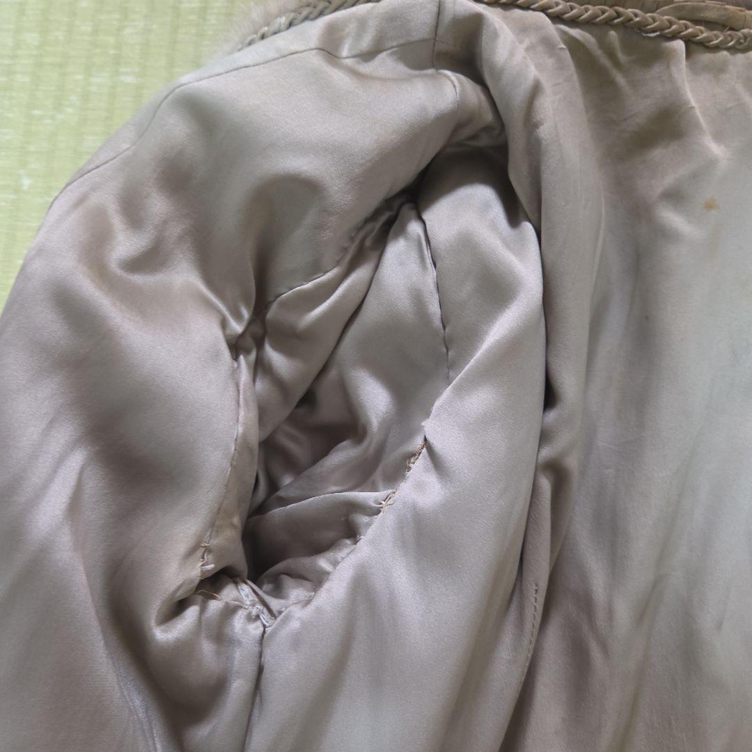 着丈105cm ミンクコート サファイアミンク ロングコート 女優襟　11号