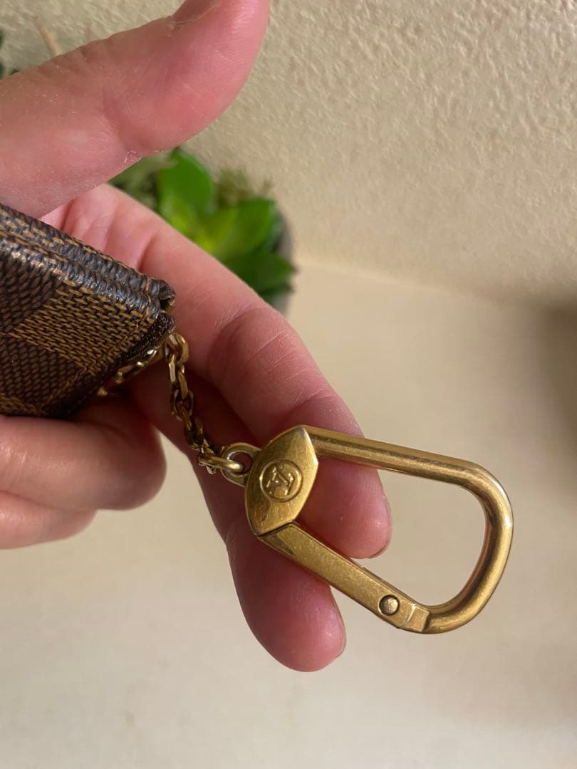 LOUIS VUITTON/チェック柄レザーケース