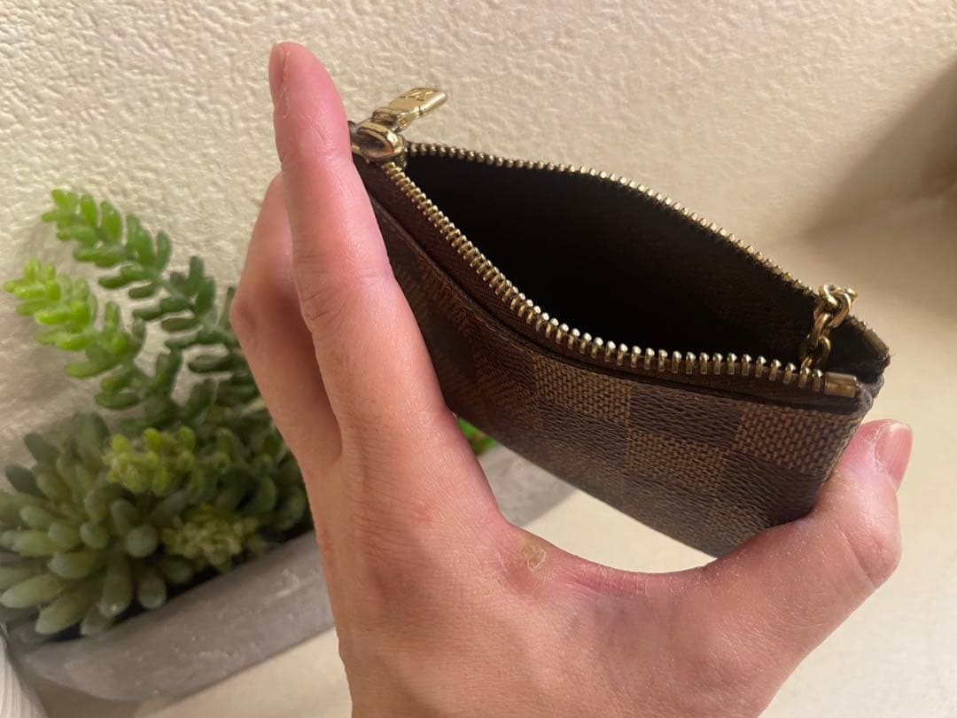 LOUIS VUITTON/チェック柄レザーケース