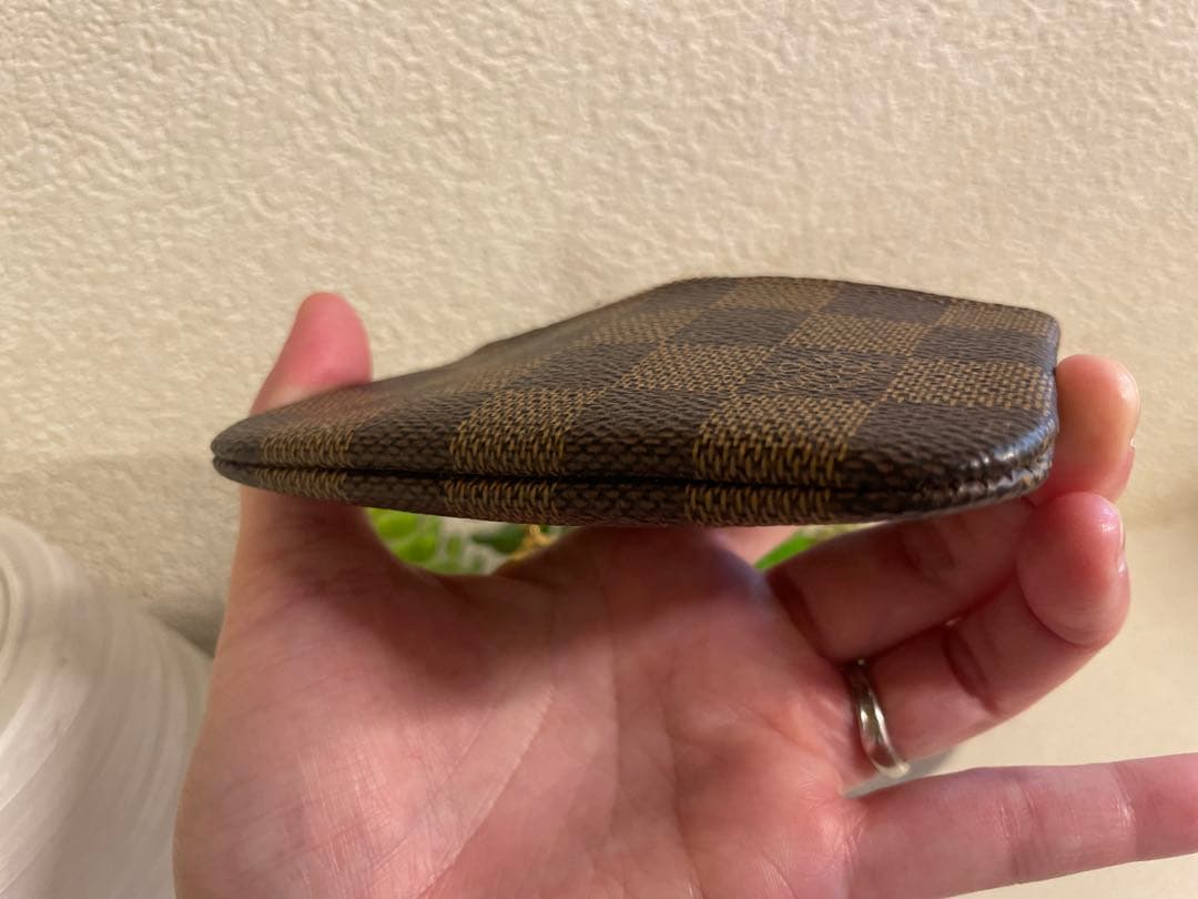 LOUIS VUITTON/チェック柄レザーケース