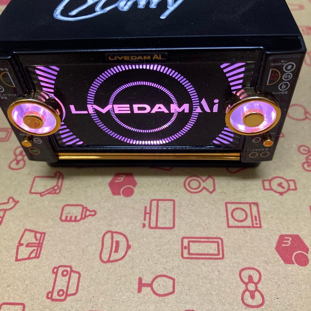 非売品LIVE DAM AI ライブダム　ミニスピーカー　尾崎匠海サイン入り