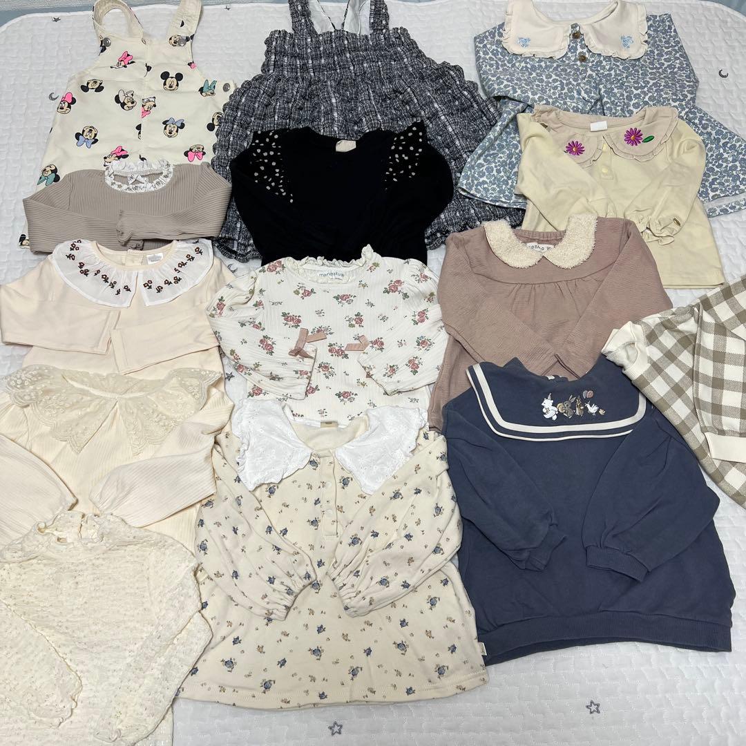 ら*@様 女の子　秋冬服　まとめ売り　90〜95サイズ　50点以上　おまけ付き