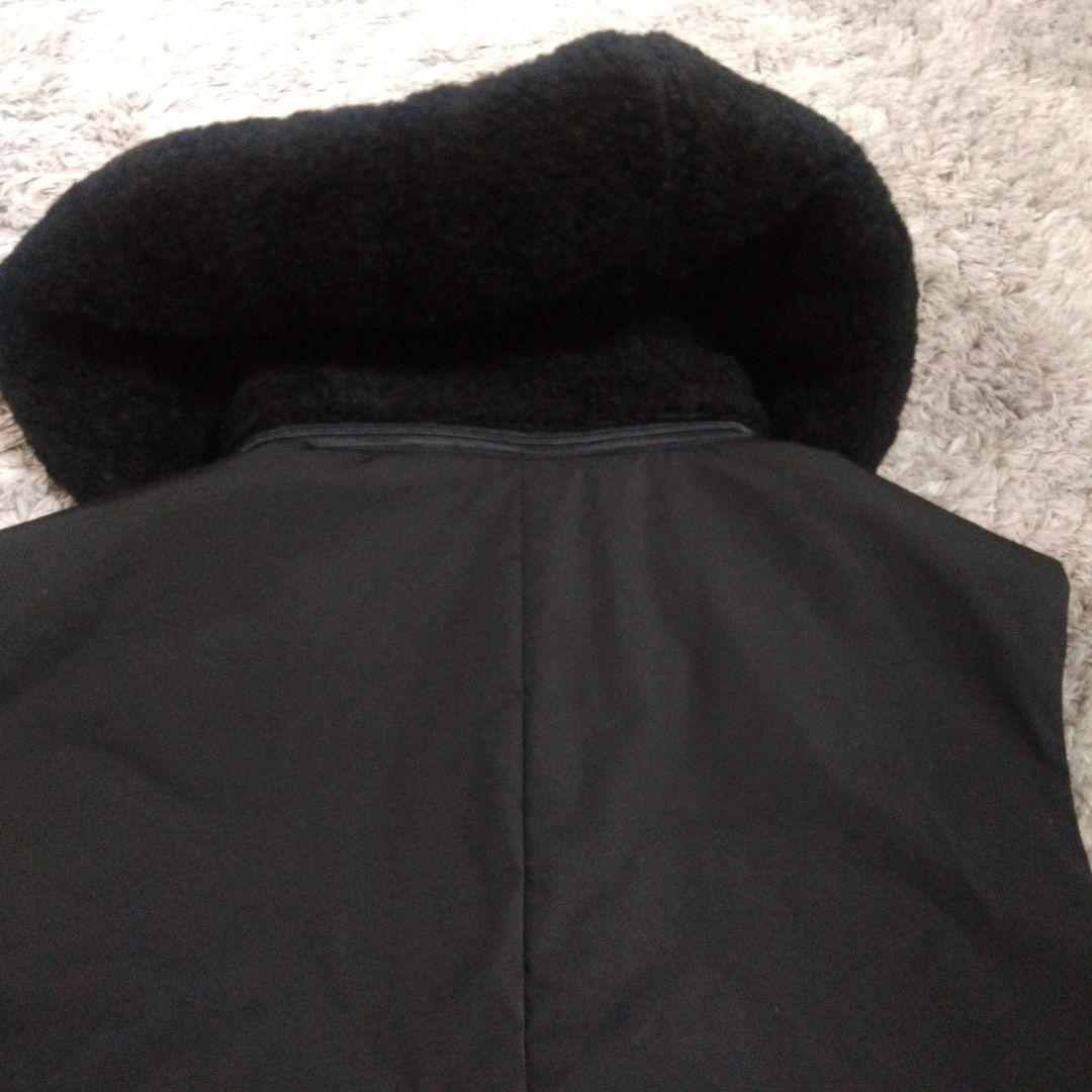 最終値下げ【美品】STUDIO PICONE ロングベスト　ジレ　フード　ボア