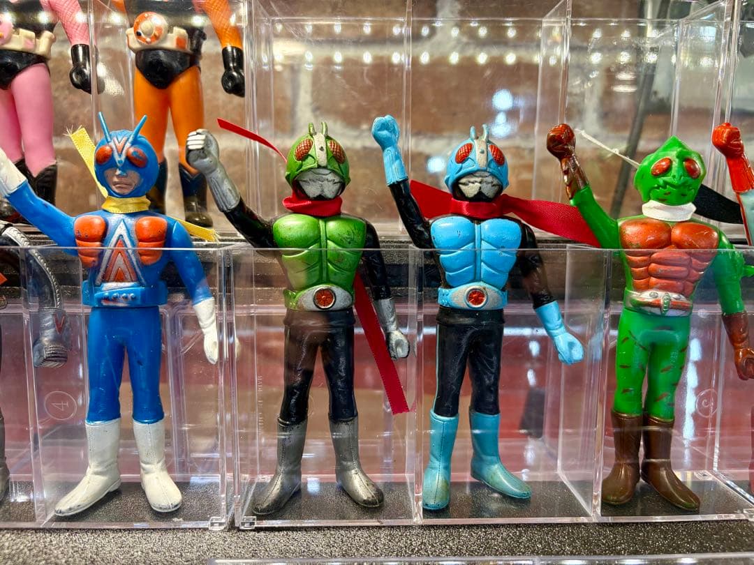 け*じ様 当時物　ソフビ　ポピー　仮面ライダー