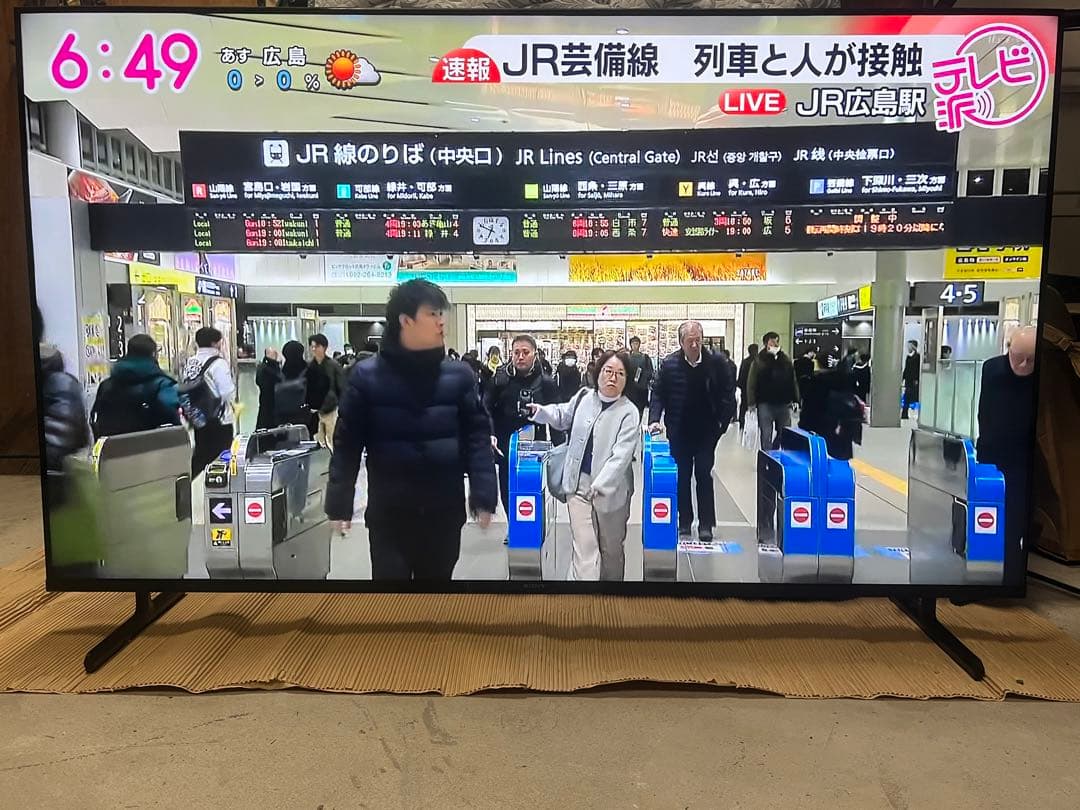 ☆1.SONY BRAVIA KJ-65X80L 65インチ 2024年製
