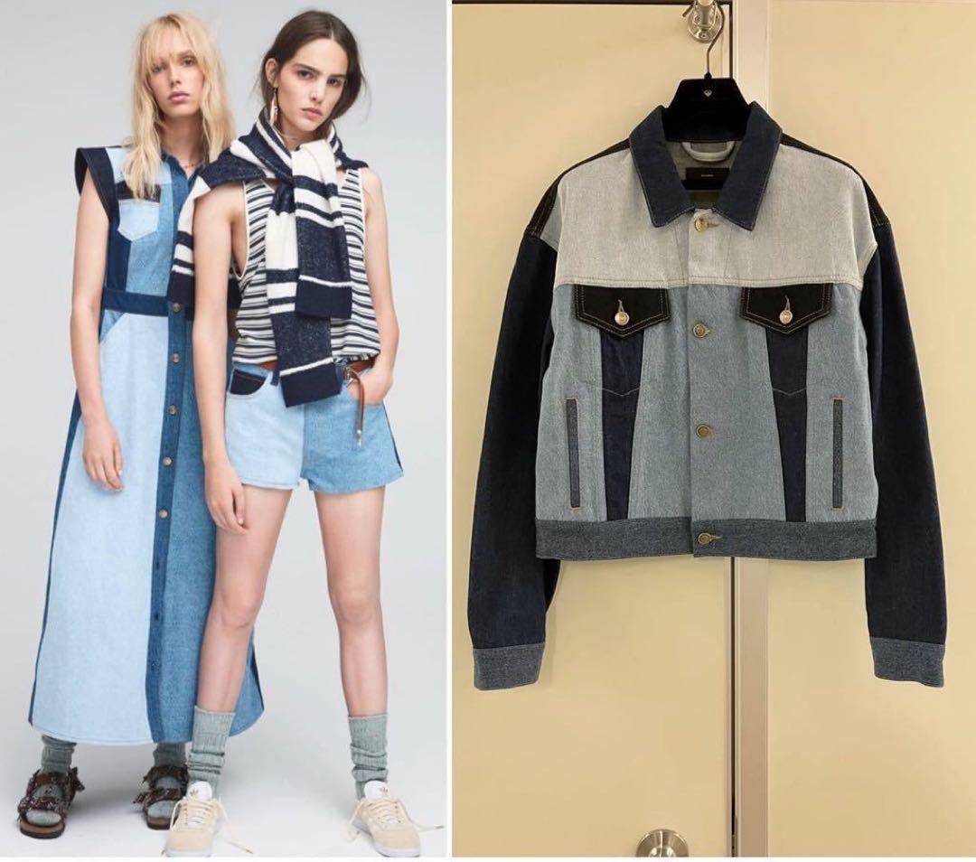 【ALANUi】MIX patchwork denim jacket