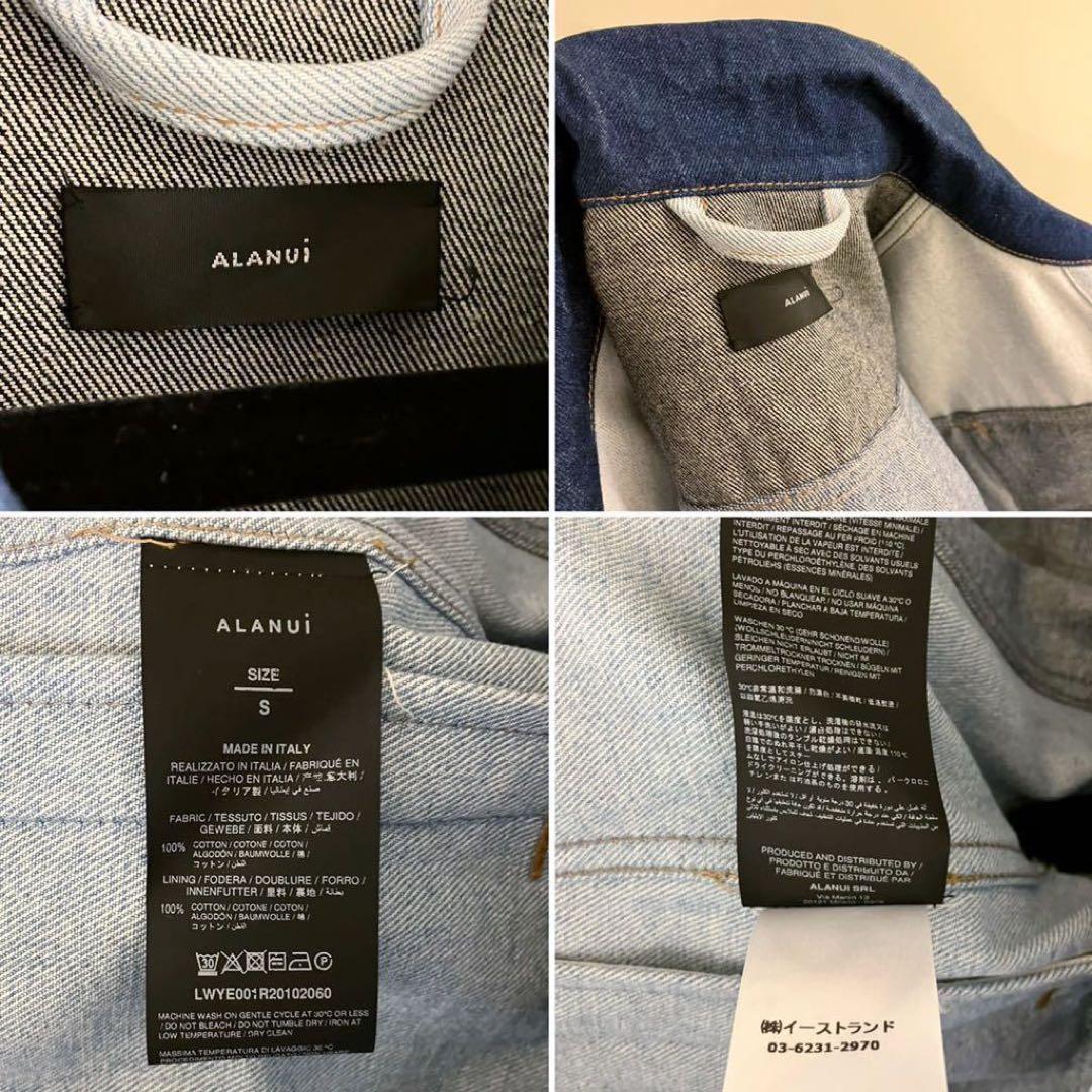 【ALANUi】MIX patchwork denim jacket