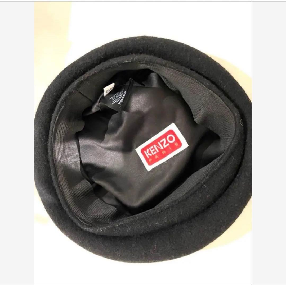 KENZO ベレー帽 黒 PARIS 1970