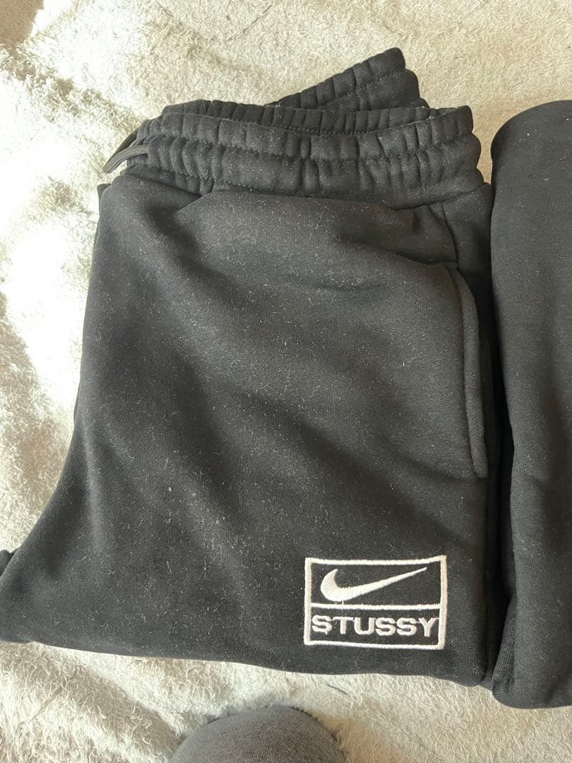 STUSSY NIKE ブラック トレーナー・スウェット