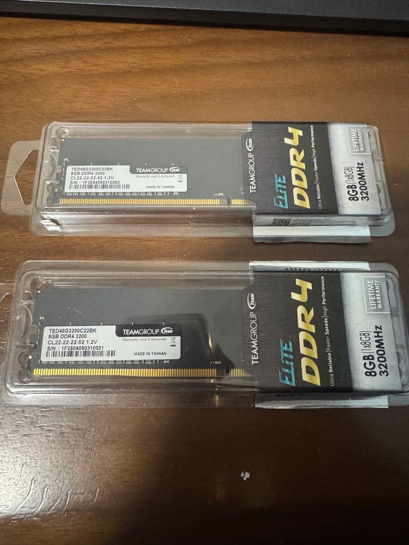 TEAMGROUP ELITE DDR4 8GB 3200MHz ×2