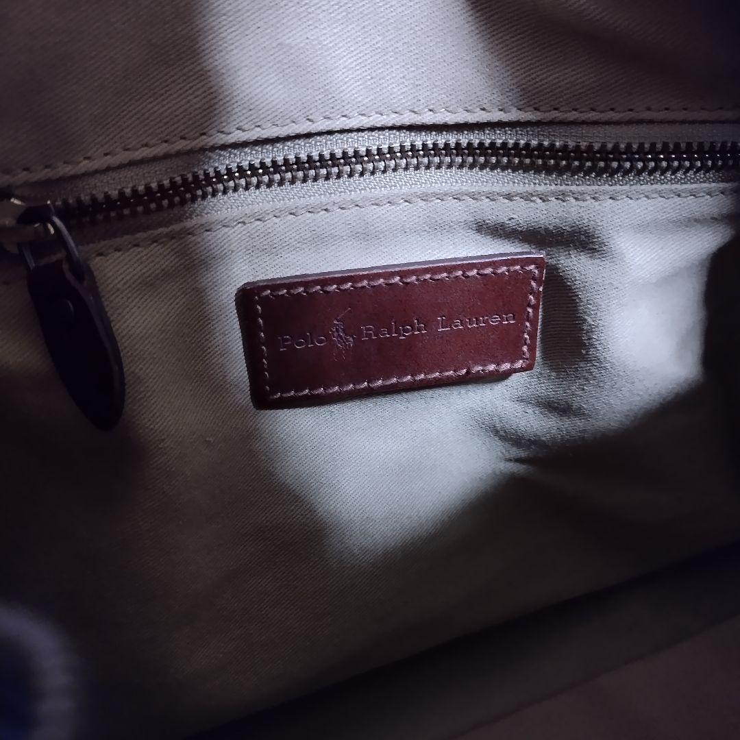 ポロラルフローレン　チェック柄ボストンバッグ　レトロ　RALPH LAUREN