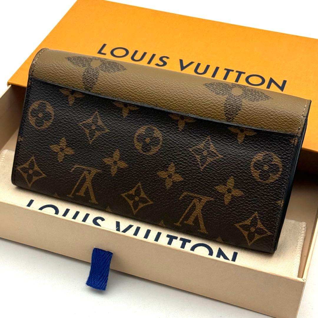 【ぽこ】 モノグラム ジャイアント リバース ポルトフォイユ サラ 長財布