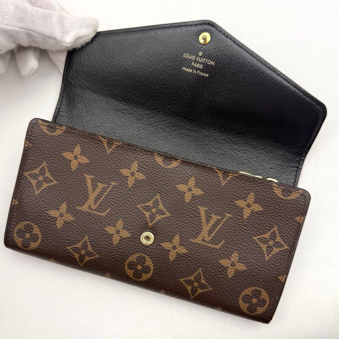 【ぽこ】 モノグラム ジャイアント リバース ポルトフォイユ サラ 長財布