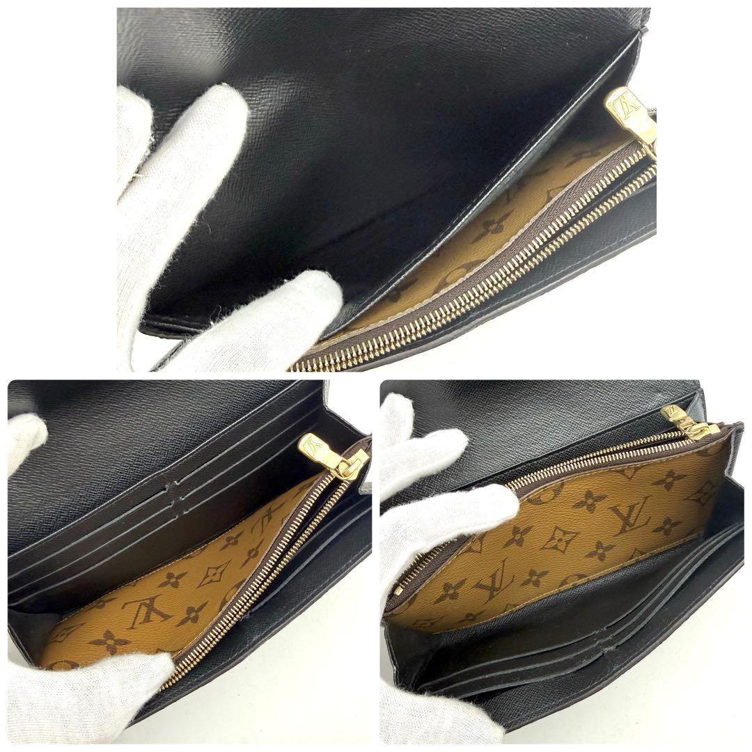 【ぽこ】 モノグラム ジャイアント リバース ポルトフォイユ サラ 長財布