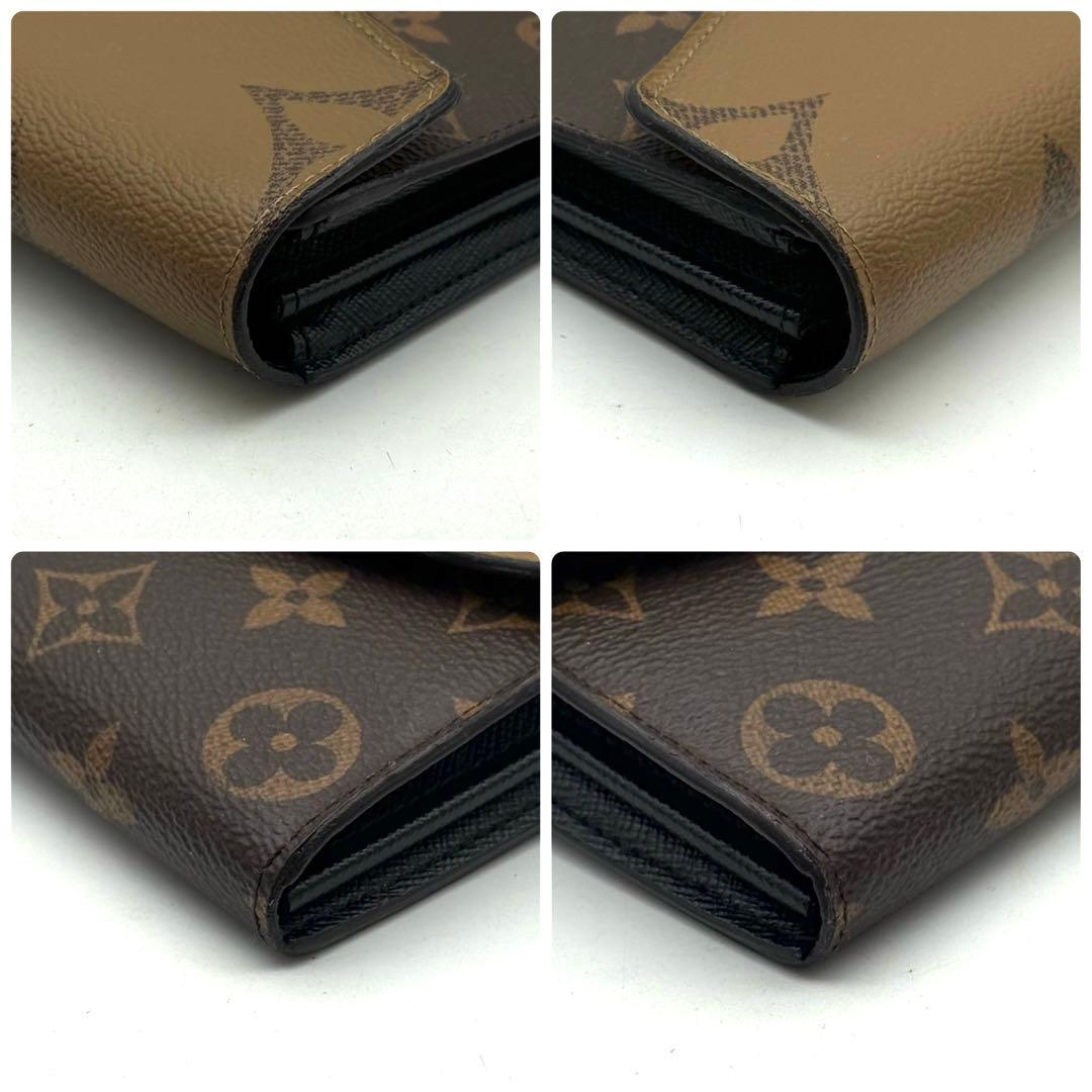 【ぽこ】 モノグラム ジャイアント リバース ポルトフォイユ サラ 長財布
