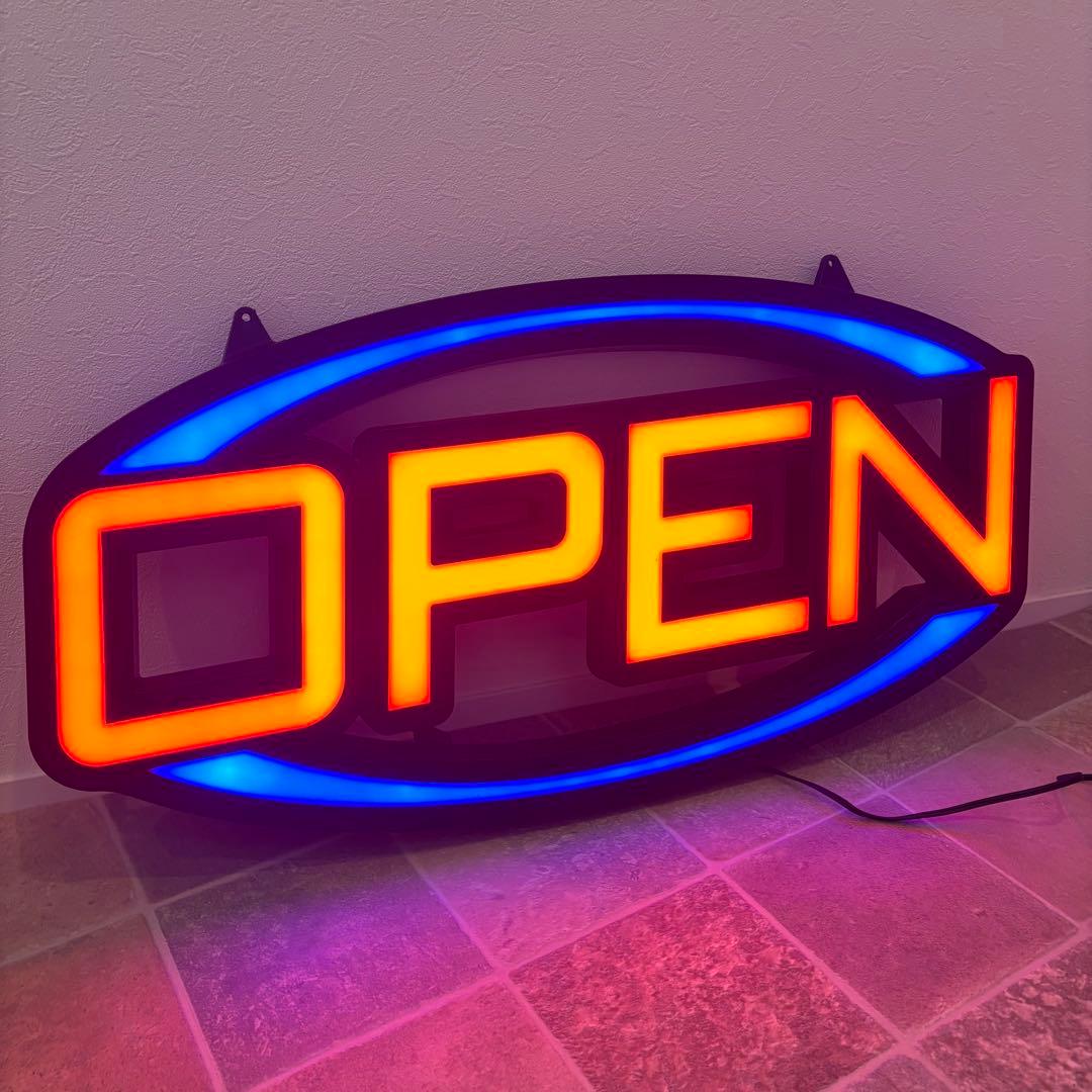 【美品】特大LED ネオン大型オープンサイン LED Energy Plus