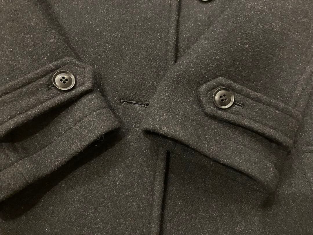 EAST BOY Venus アンゴラ混ピーコート9号 チャコールグレー