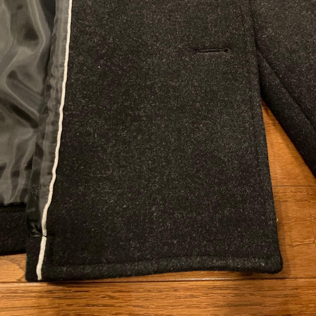 EAST BOY Venus アンゴラ混ピーコート9号 チャコールグレー