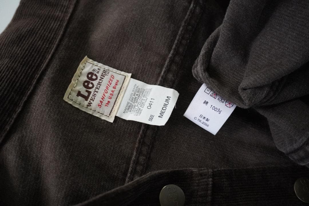 ■ Lee ■トラッカージャケット　 コーデュロイジャケット　0411　日本製