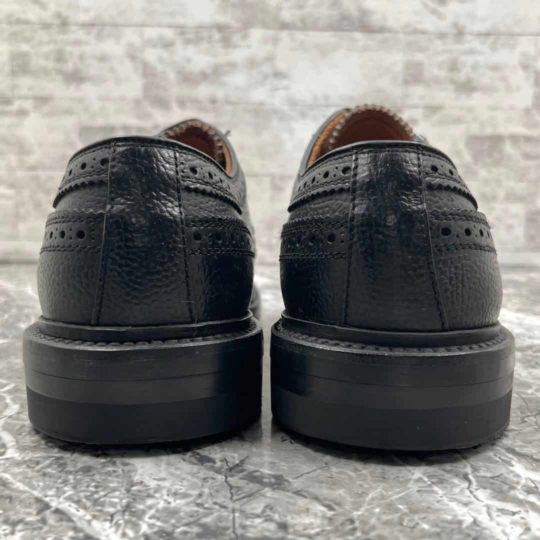 【美品】 リーガル ドレスシューズ 革靴 24.5 ブラック ウィングチップ