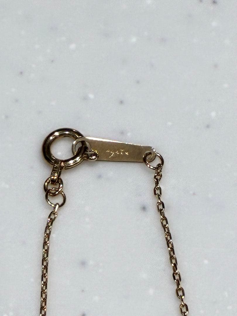 【美品】アガットagete ネックレス チェーンゴールド K10 刻印あり