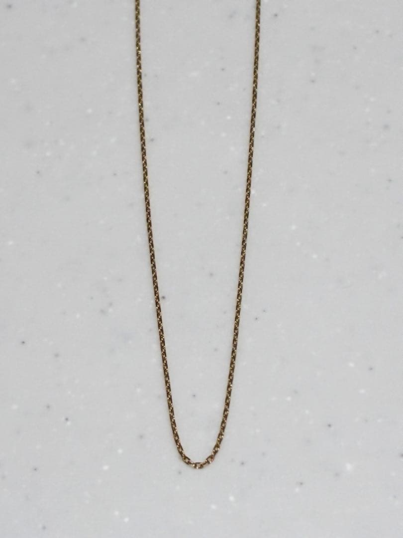 【美品】アガットagete ネックレス チェーンゴールド K10 刻印あり