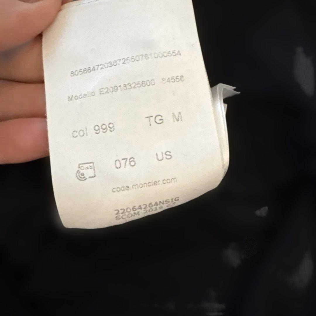 MONCLER 黒 ポロシャツ